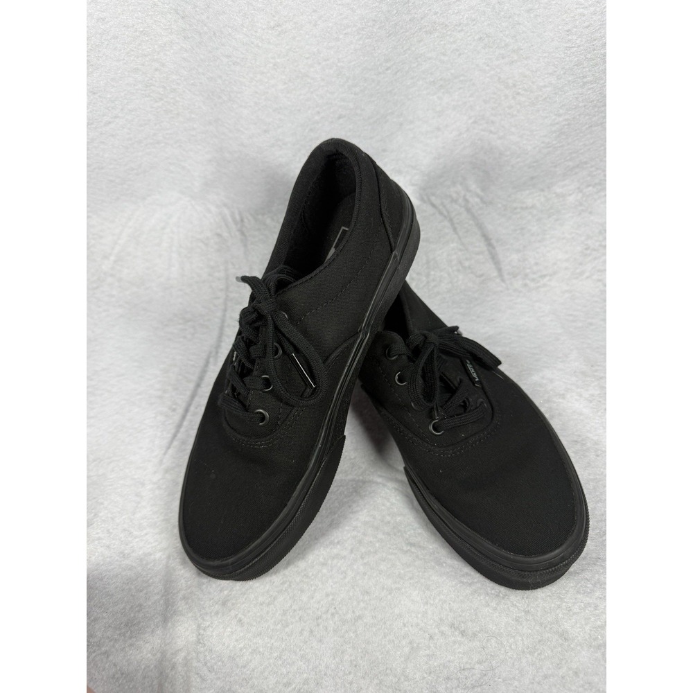New Vans Authentic Black Black Triple Black Monochrome Sneakers Womens 6.5